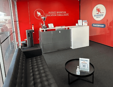 Aussizz Group Pakenham reception area